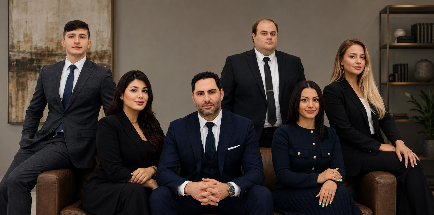 The Azimi Law team — personal injury and immigration litigation lawyers in Toronto, North York