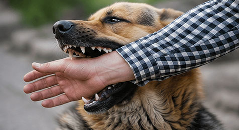 dog-bite hero